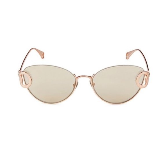 POMELLATO PM0077S Gold Metal Cat Eye Sunglasses main image 4